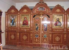 Иконостас тябловый №1 в Больничном храме в городной клинической больнице г. Подольск Иконостас тябловый №1 в Больничном храме в городной клинической больнице г. Подольск